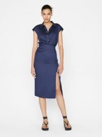 Sleeveless Twist Dress -- Navy FRAME at Frame